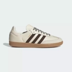 Adidas Originals Samba Off White Dark Brown Womans