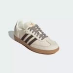 Adidas Originals Samba Off White Dark Brown Womans