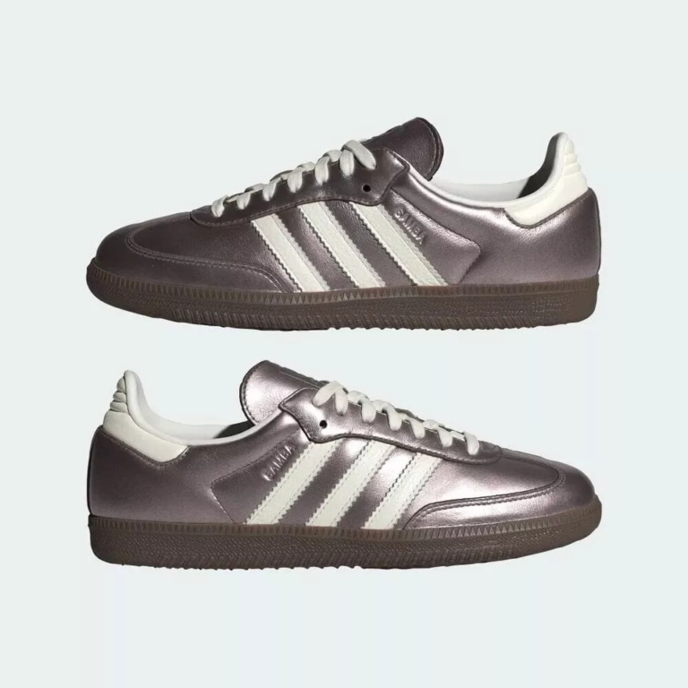 Adidas Originals Samba Silver Off White