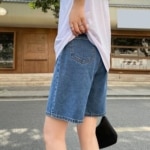 High Waisted Jean Shorts