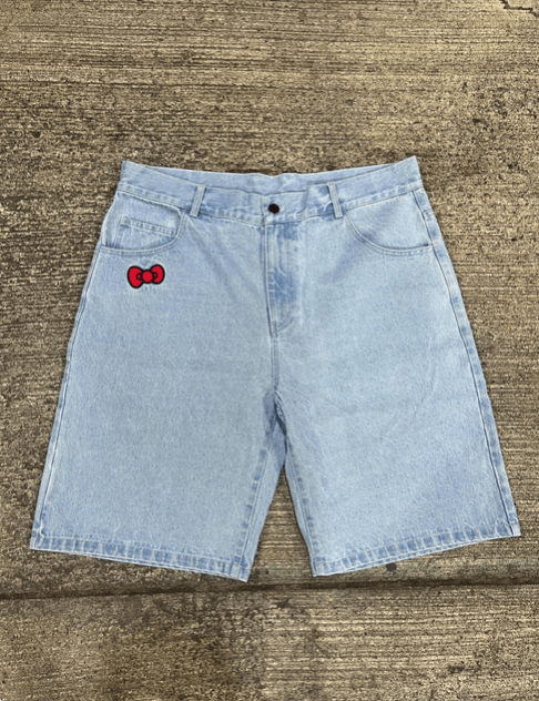 Hello Kitty Embroidered Jorts