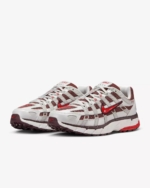 Nike P-6000 Metallic Summit White Red Womans