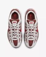 Nike P-6000 Metallic Summit White Red Womans