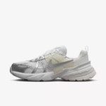 Nike V2K Run Metallic Silver White Womans