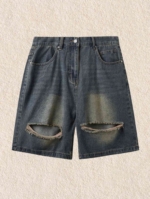 Retro Washed Ripped Jorts