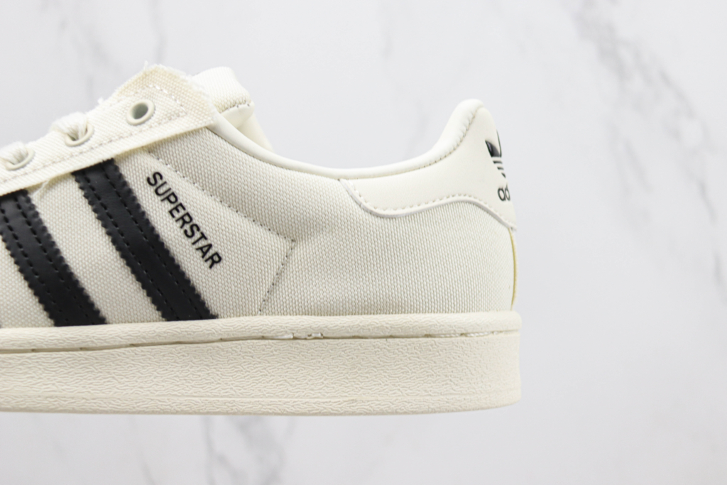 Adidas Originals Superstar 'Cloud White Black' HR0461 - Image 2