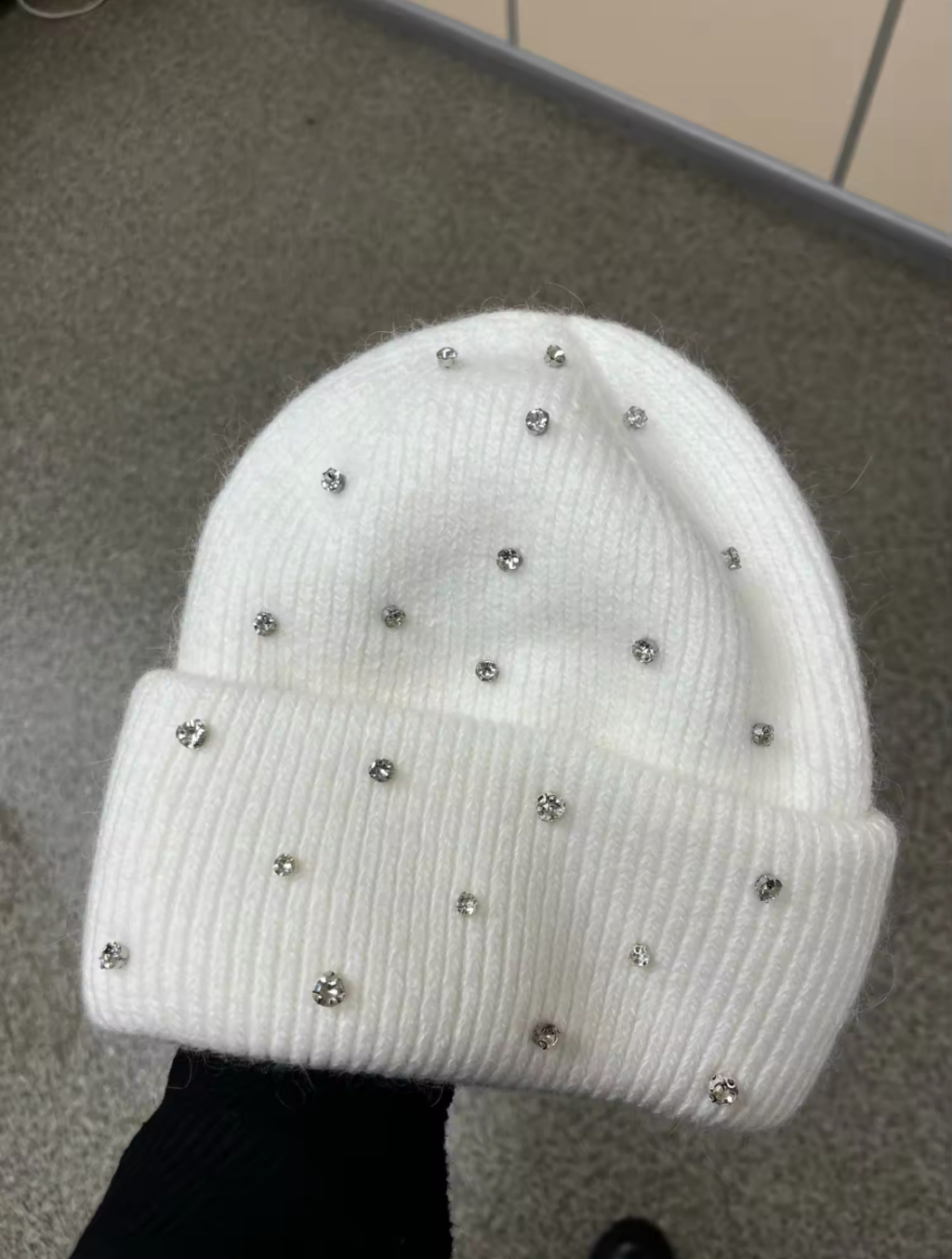 Dior rhinestone beanie - Image 2