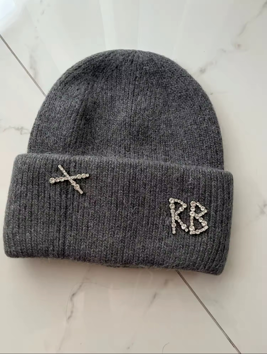 Dior rhinestone beanie - Image 7