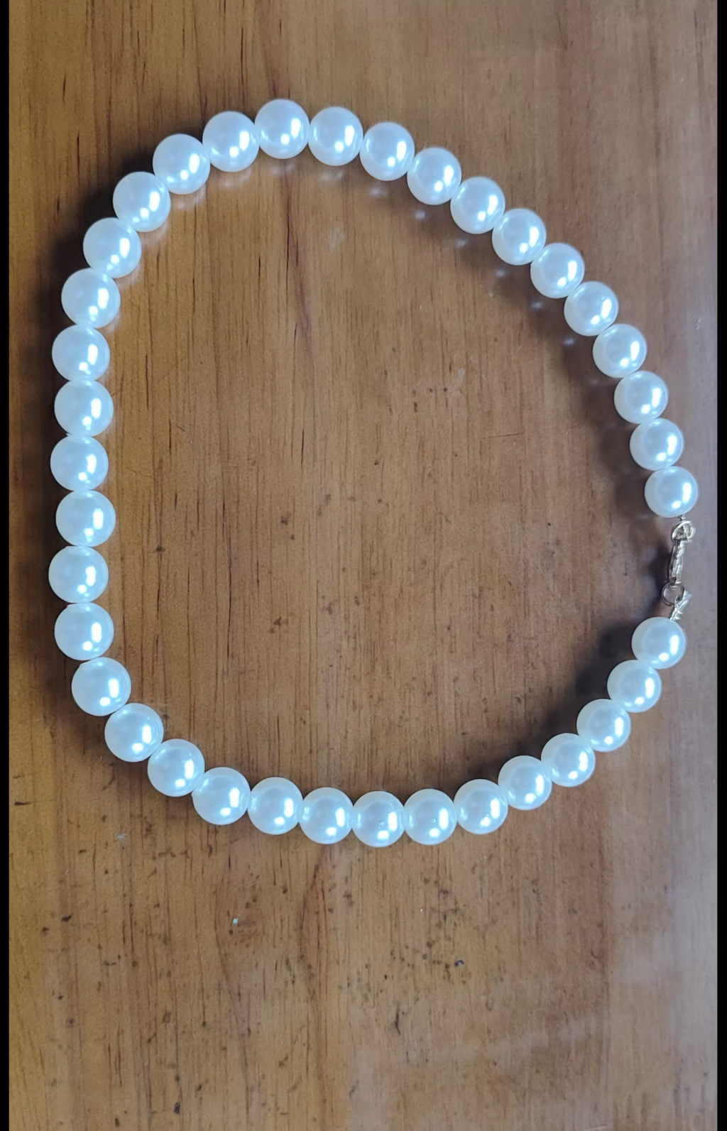 Pearl beaded necklace - Image 3